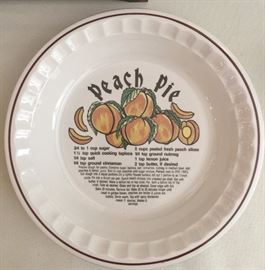 Peach Pie Plate