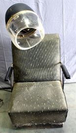 Vintage Helen Curtis Continental Hooded Hair Dryer Chair, SN# 31108, Powers Up