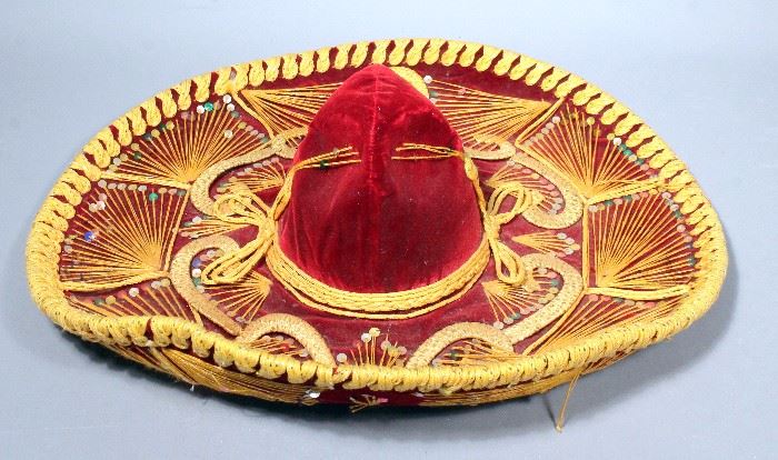 Pigalle Embroidered Adult Sombrero Made in Mexico