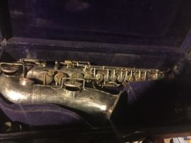 Evette & Schaeffer alto sax. Circa early 1900's