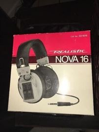 Realistic Nova 16 headphones.