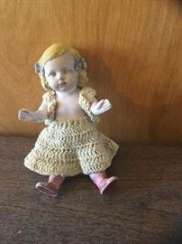 All bisque jointed doll
