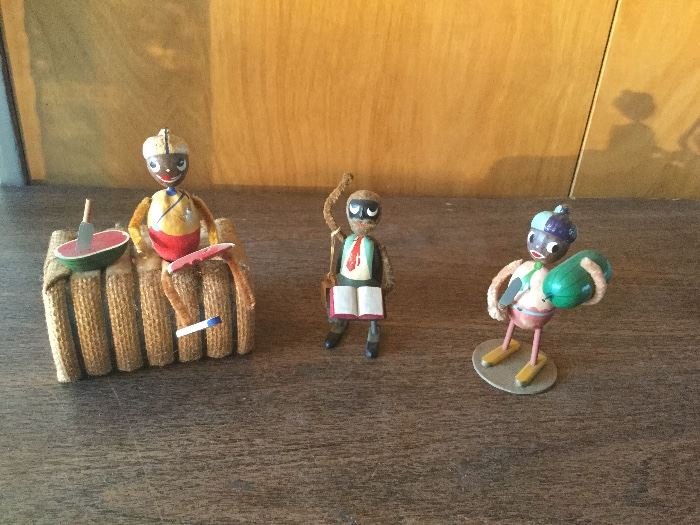 Vintage nut dolls
