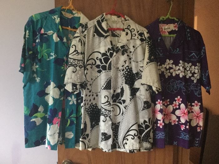 Vintage men's Hawaiian shirts