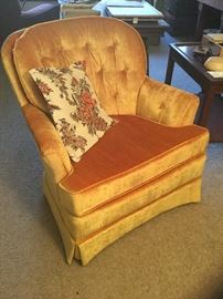 Retro gold chair