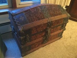 M. M. Secor Bridal Trunk...1880s. 