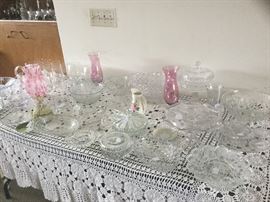 Vintage glassware