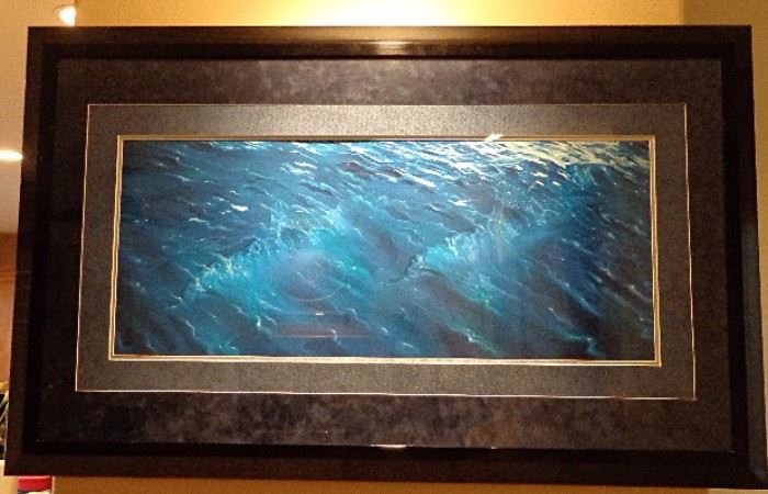 Brent Livingston Strong Artist Proof  Two Dolphins