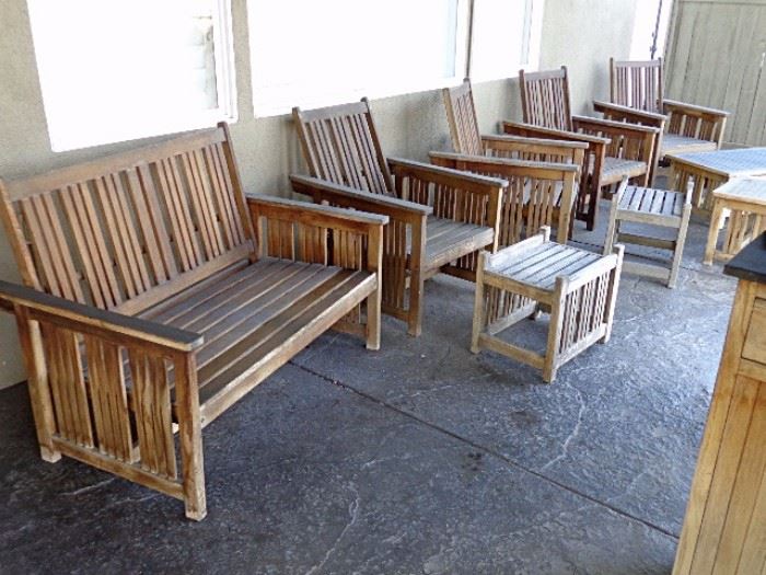 Assorted Barlow Tyrie outdoor furniture pieces-call for prices!