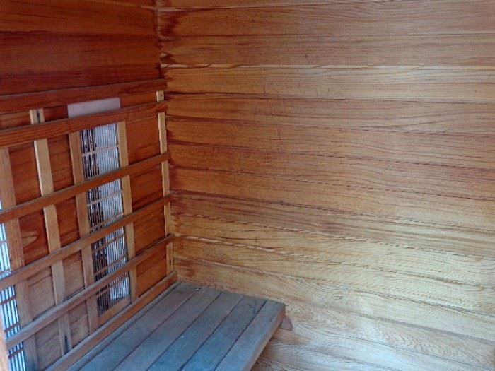 Interior of Sauna