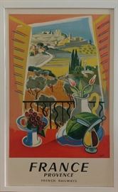 French Railways Travel Poster, Provence