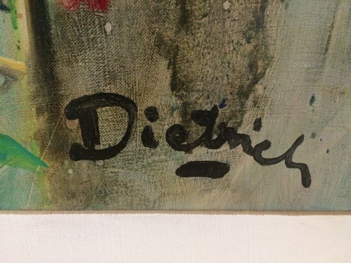 Hermann Dietrich Grunewald signed his art as "Dietrich"
