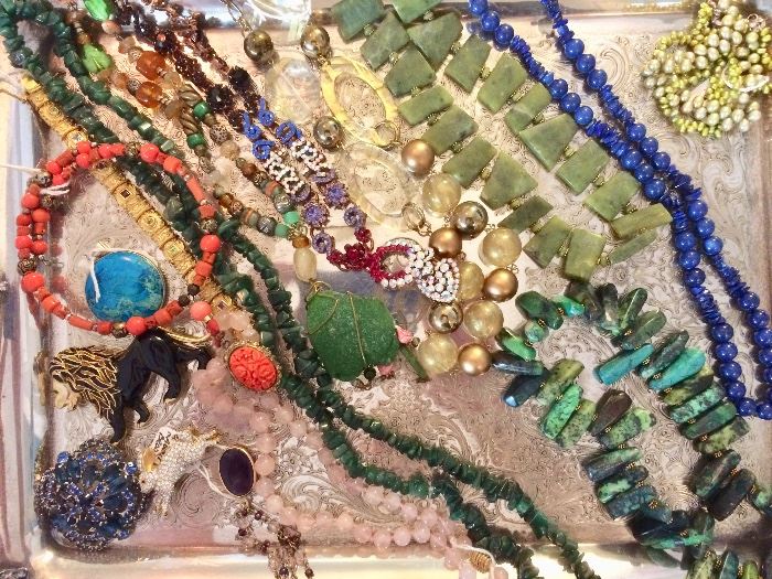 Just a Sample of the Costume Jewelry in the Sale