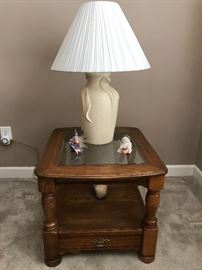 End Table and Lamp