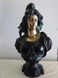 BRONZE HEAD BUST..MARY HEAD
