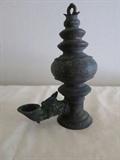 600 YEAR OLD OIL LAMP..SRI LANKA TEMPLE