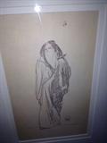 Auguste Rodin illustration of Balzac,11 x 6.5