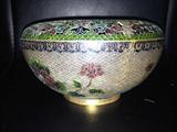 plique a jour cloisonne bowl