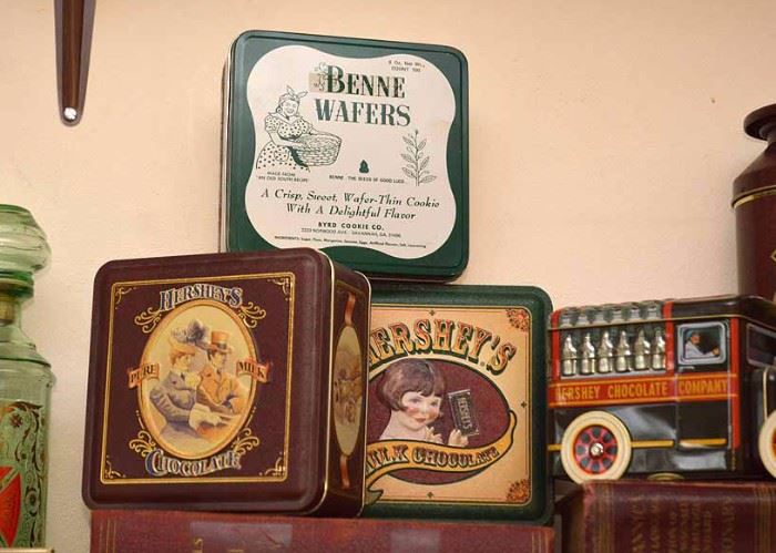 Vintage Collectible Tins (Including Hershey's & Nestle)