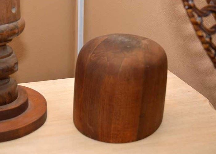 Vintage Wood Hat Form
