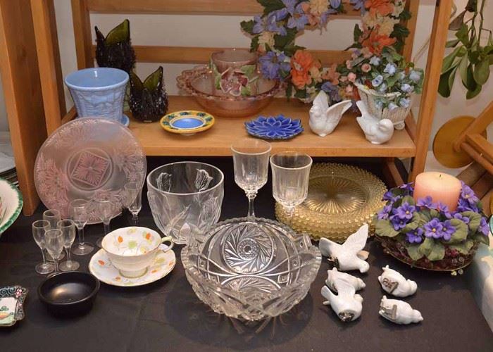 Figurines, Glass, Crystal, Porcelain, Pottery, & MORE!