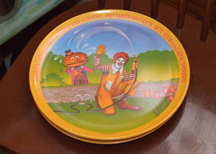 Set of 4 Vintage McDonald's Plates (4 Seasons)