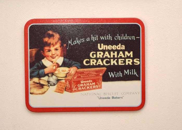 Uneeda Graham Crackers Sign