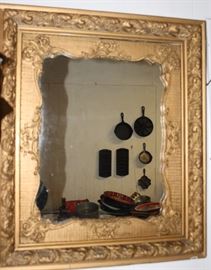 Beautiful Antique Gold Gilded Mirror 