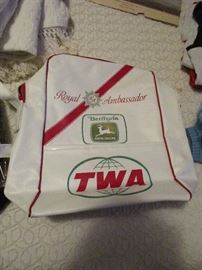 Vintage TWA travel bag