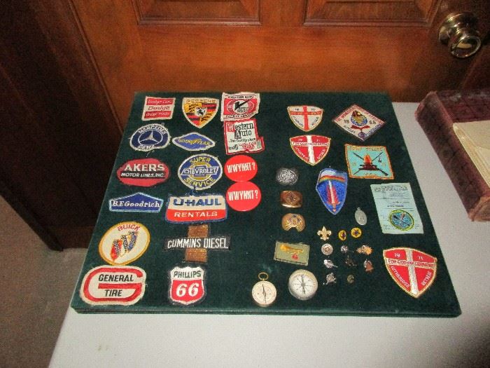 Automotive, Racing & Scouting patches and pins