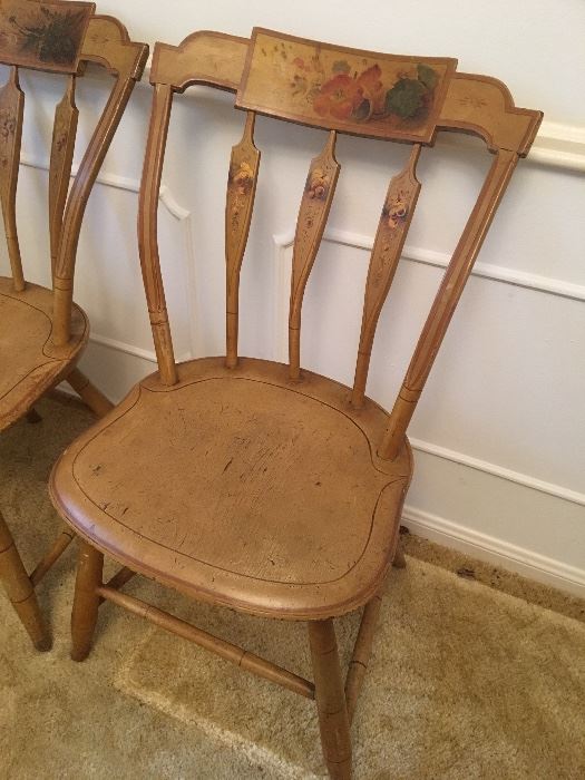 Vintage painted chairs