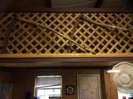 Vintage hand tools for grass and weed removal