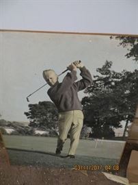 Vintage large Golf poster photo