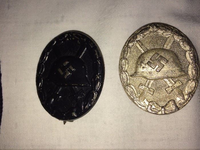 Nazi wounded badge pins