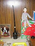 Vintage Oil Can and Pee Wee Herman