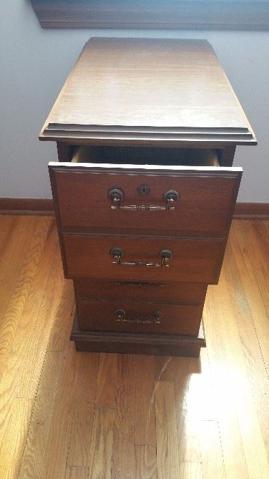 Indiana Desk Company Wood File Cabinet
