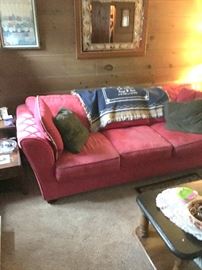 suede sofa
