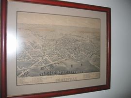 Somerville, NJ map - reproduction