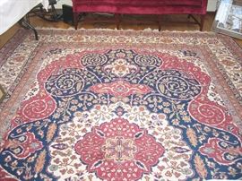 Romania Kashan area rug.