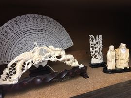 Vintage Hand Carved Decor