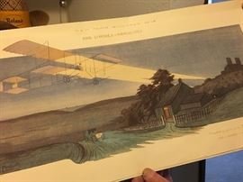 Vintage Aviation Wall Art