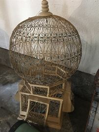 Vintage Wire Bird Cage