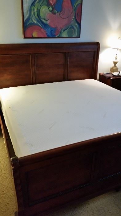 Almost New King Size adjustable Temper-Pedic cost $8,000 new with receipt and brochures