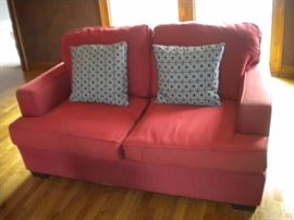 Red Loveseat
