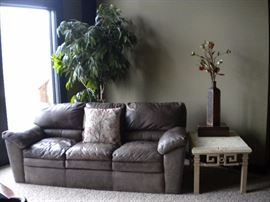 Leather sofa
