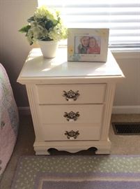 We have a matching Dresser With Mirror and bedside table.