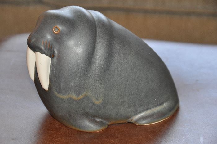 Mid century ceramic walrus by Arabia