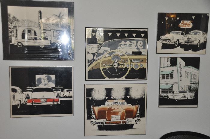 Fabulous Collection of Walter Ferris signed silkscreens!