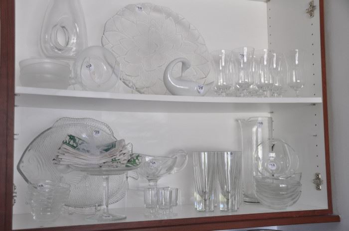 Glass carafes, pitchers, juice glasses, Irish coffee mugs and so much more!
