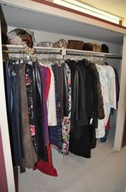 Women's slacks, dresses, coats and flannel pjs 